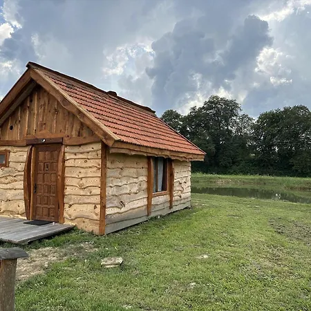 Domki Wedkarskie Nad Stawami Pirania Zagorz Exterior foto